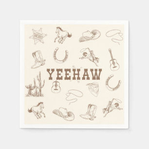 Yeehaw meine erste Rodeo Geburtstagsparty Plate ne Serviette