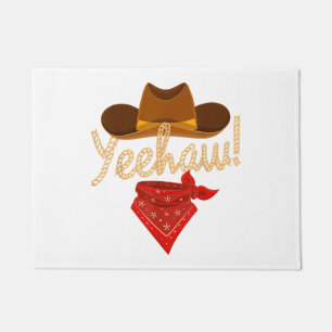 Yeehaw Western Country Howdy Southern Cowboy Yeh H Fußmatte