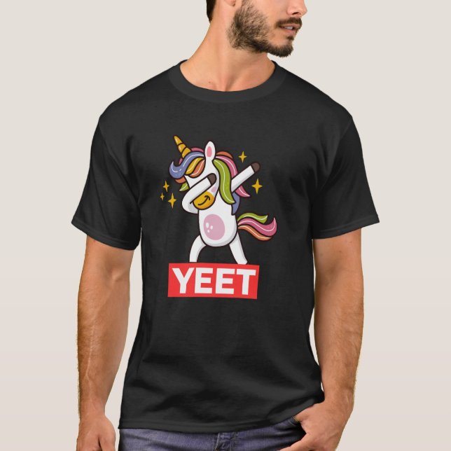 Yeet Meme Spaß Sarcastic Funny Sprichwort Joke Yee T-Shirt (Vorderseite)