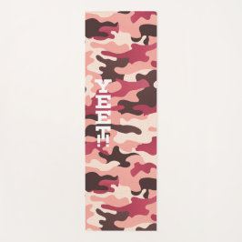 Yeet Pink und Magenta Camouflage Yoga Mat Yogamatte