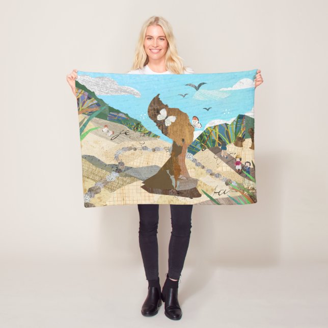Yehliu Queen's Head Artistic Rug Fleecedecke (Beispiel)