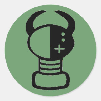 Yei dot runder aufkleber