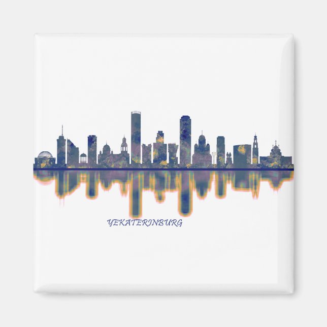 Yekaterinburg Skyline Magnet (Vorne)