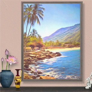 Yelapa Beach 761 Art Leinwanddruck
