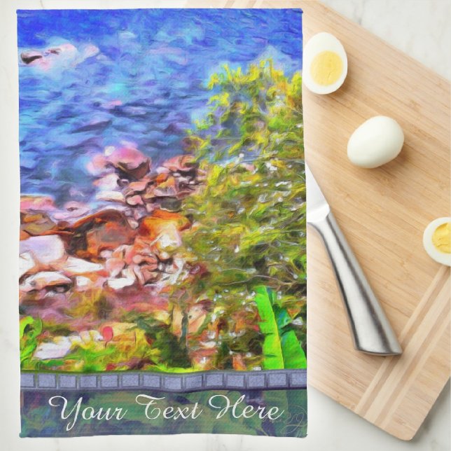 Yelapa Landschaftlich Path View 0819 Geschirrtuch (Von Creator hochgeladen)