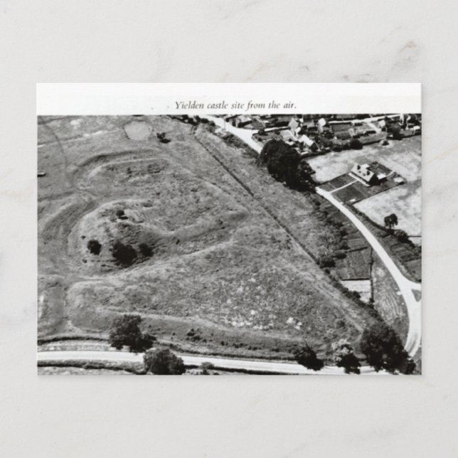 Yelden Burghügel Postkarte (Vorderseite)