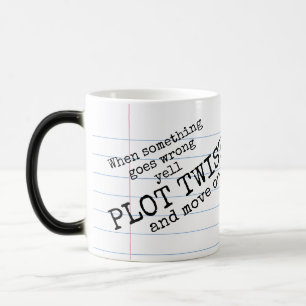"Yell PLOT DREHUNG! & Move On" Morphing-Tasse Verwandlungstasse