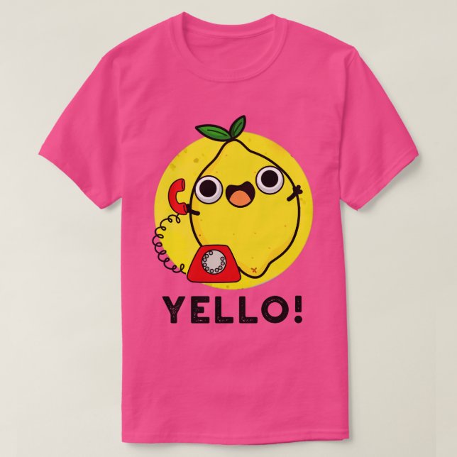 Yello Funny Yellow Lemon Pub 1 T-Shirt (Design vorne)