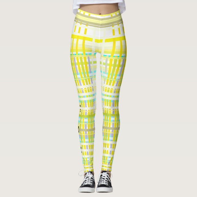 YELLOW2 RIBBON HAMPTON STIL LEGGINGS (Vorderseite)