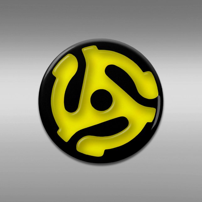 Yellow 45-RPM-Aufzeichnungsadapter Flaschenöffner (Von Creator hochgeladen)