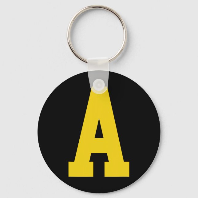 Yellow a' On Red für Alvin Costume Halloween und F Schlüsselanhänger (Vorderseite)