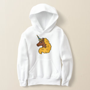 Yellow Afro Unicorn Hoodie