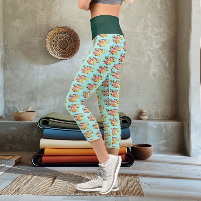Yellow Albino Ball Python Capri Leggings (Von Creator hochgeladen)