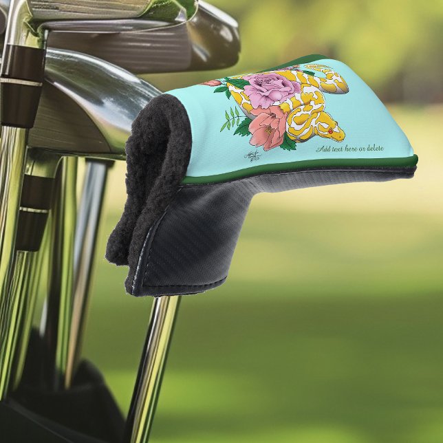 Yellow Albino Ball Python Golf Headcover (Von Creator hochgeladen)