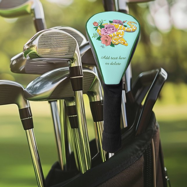 Yellow Albino Ball Python Golf Headcover (Von Creator hochgeladen)