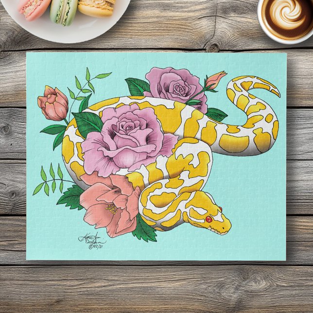 Yellow Albino Ball Python Puzzle (Von Creator hochgeladen)