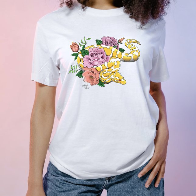 Yellow Albino Ball Python T-Shirt (Von Creator hochgeladen)