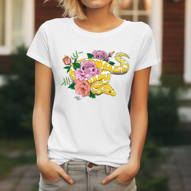 Yellow Albino Ball Python T-Shirt (Von Creator hochgeladen)