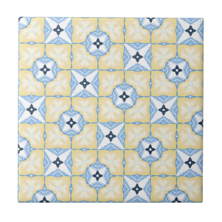 Yellow and Blue Tile Fliese