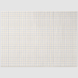 Yellow and Navy Striped Tissue Paper Seidenpapier