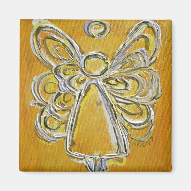 Yellow Angel Art Magnet (Vorne)