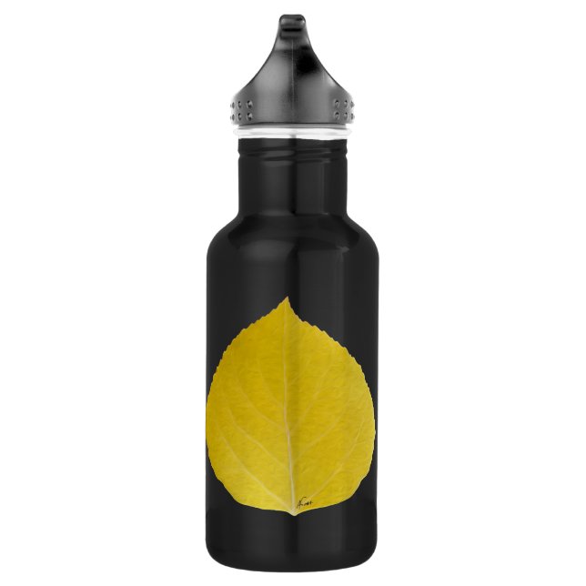 Yellow Aspen Leaf #5 Trinkflasche (Rechts)
