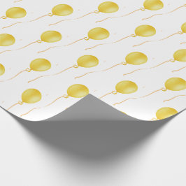 Yellow balloon Gift Wrapping Paper - Cadeaupapier Geschenkpapier