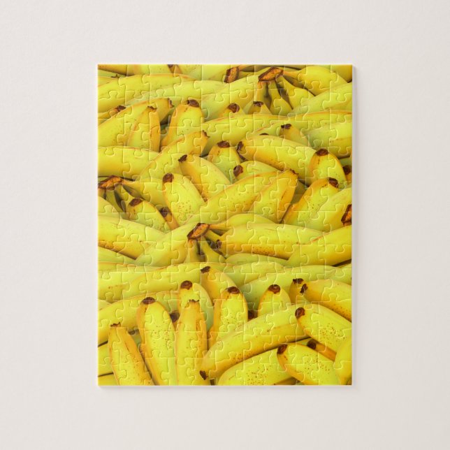 Yellow Bananas Fruit Lover Pattern Funny Humor Puzzle (Vertikal)