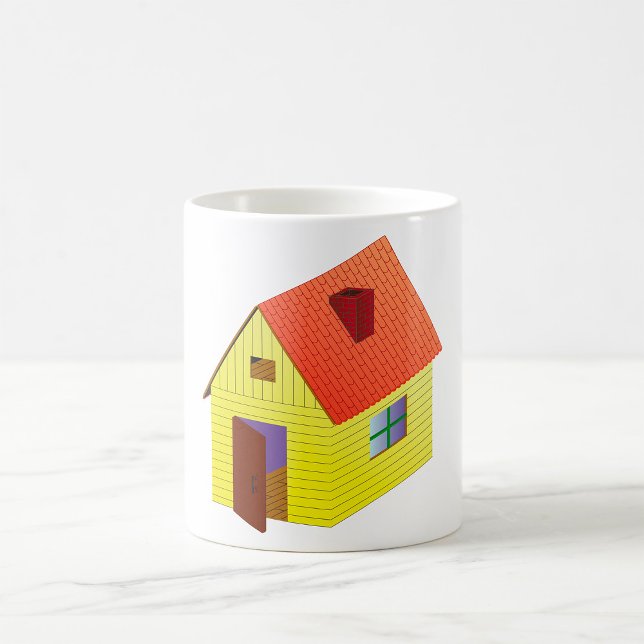 Yellow Barn House Kaffeetasse (Von Creator hochgeladen)