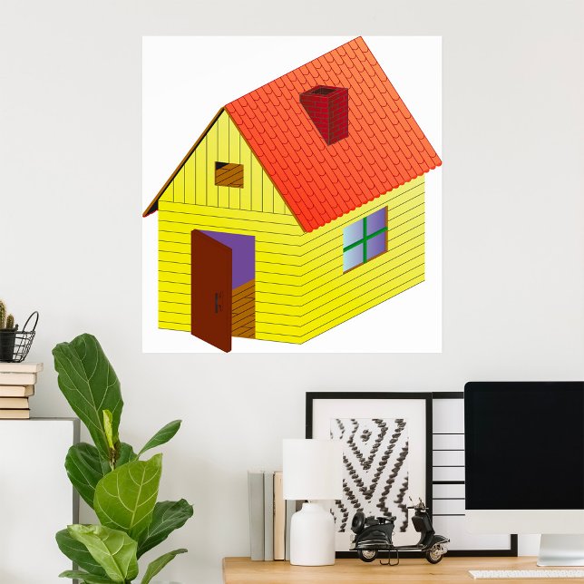 Yellow Barn House Poster (Von Creator hochgeladen)