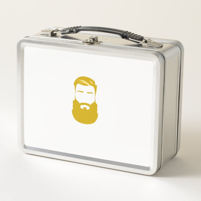 Yellow Beard Metal Lunch Box (Vorderseite)