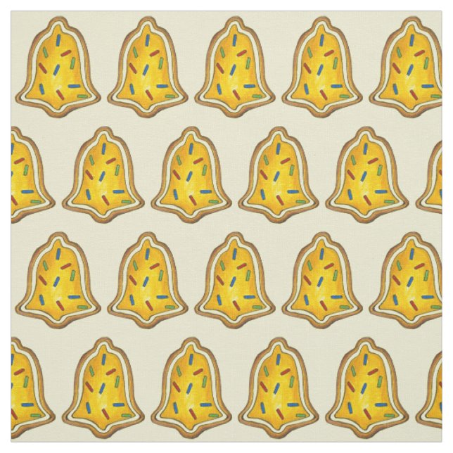 Yellow Bell Mattiert Weihnachtskochtopf Leckerei Stoff (Muster)