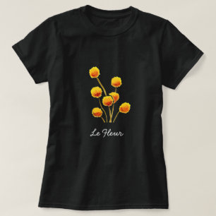 Yellow Billy Button gebürtige australische Blume T-Shirt