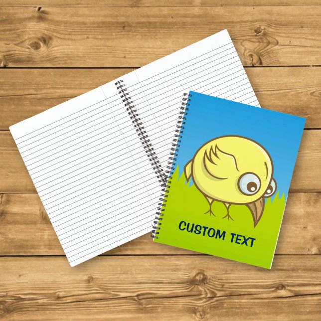 Yellow Bird-Cartoon Notizbuch (Von Creator hochgeladen)