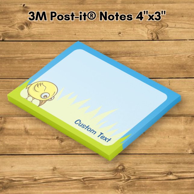 Yellow Bird-Cartoon Post-it Klebezettel (Von Creator hochgeladen)