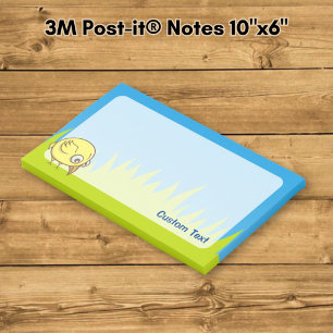 Yellow Bird-Cartoon Post-it Klebezettel