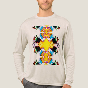 Yellow Black Blue Green Südwest Mandala Tri-Blend Shirt