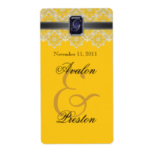 Yellow & Black Lace Jewele