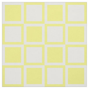 Yellow Blue Bold Mod Squares ~ Großformat Stoff