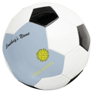 Yellow Blume Ribbon Template von Kenneth Yoncich Fußball