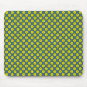 Yellow Blume Ribbon von Kenneth Yoncich Mousepad