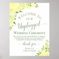 Yellow Boho Chic Rose Unplugged Wedding Zeremony