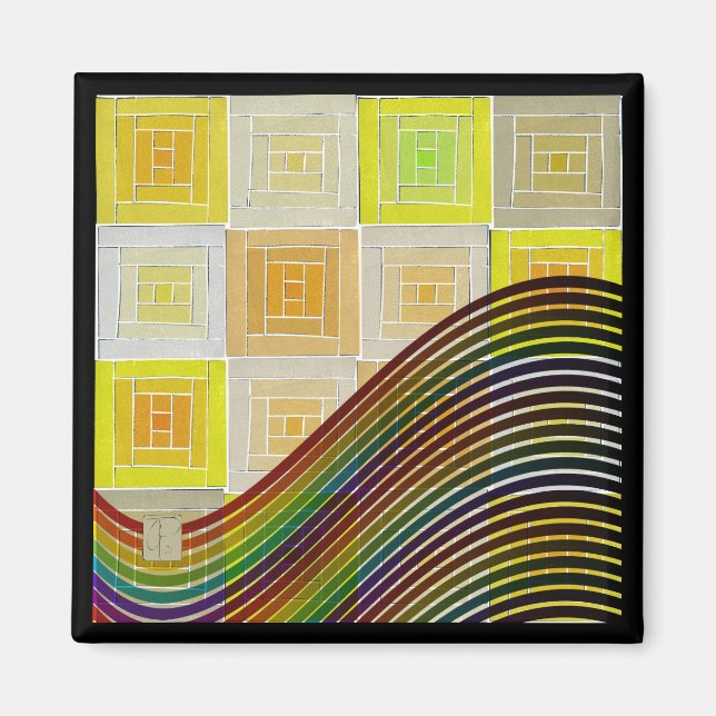 Yellow Boxes Magnet (Vorne)