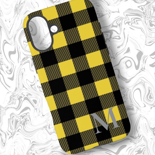Yellow Buffalo Karierter Karo Case-Mate iPhone Hülle (Von Creator hochgeladen)