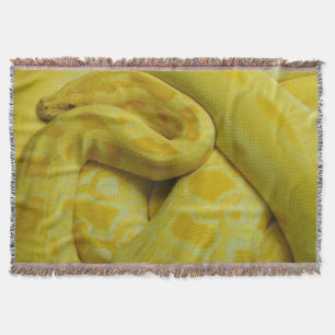 Yellow Burmese Python Decke