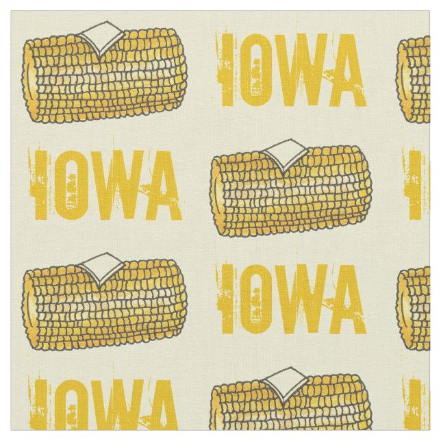 Yellow Buttered Mais auf Cob Corncob Stoff (Nahaufnahme)