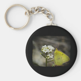 Yellow Butterfly Schlüsselanhänger