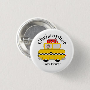 Yellow Cab Design Button