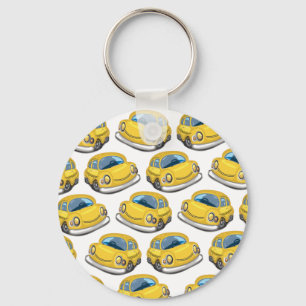 Yellow Cab Taxi Schlüsselanhänger