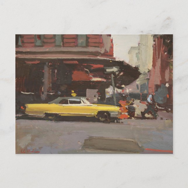 Yellow Cadillac 2012 Postkarte (Vorderseite)